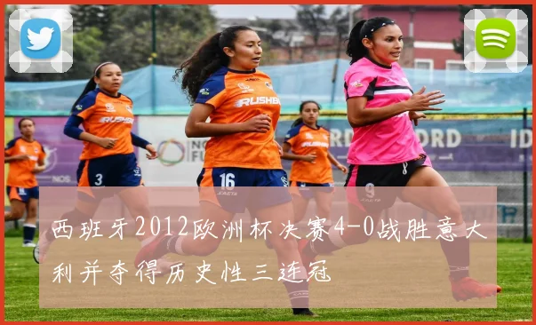 西班牙2012欧洲杯决赛4-0战胜意大利并夺得历史性三连冠